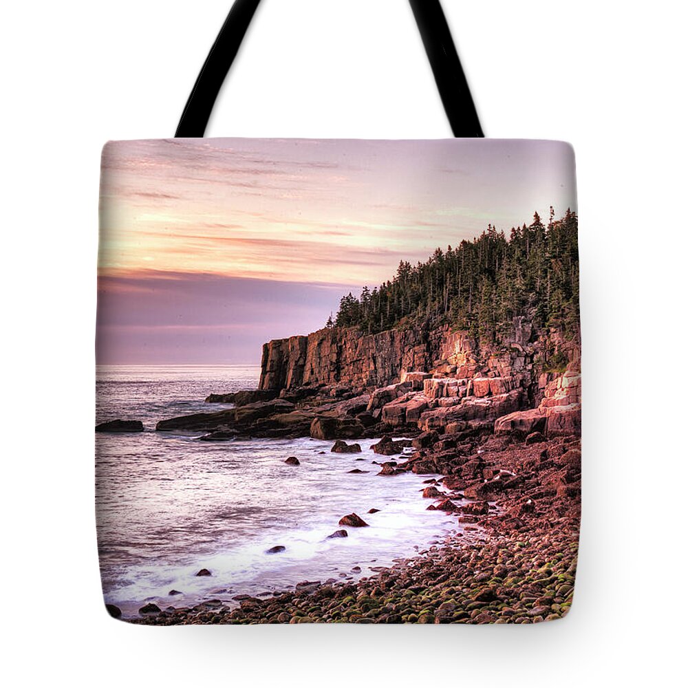 Acadia Tote Bag featuring the photograph Morning in Acadia by Joe Paul