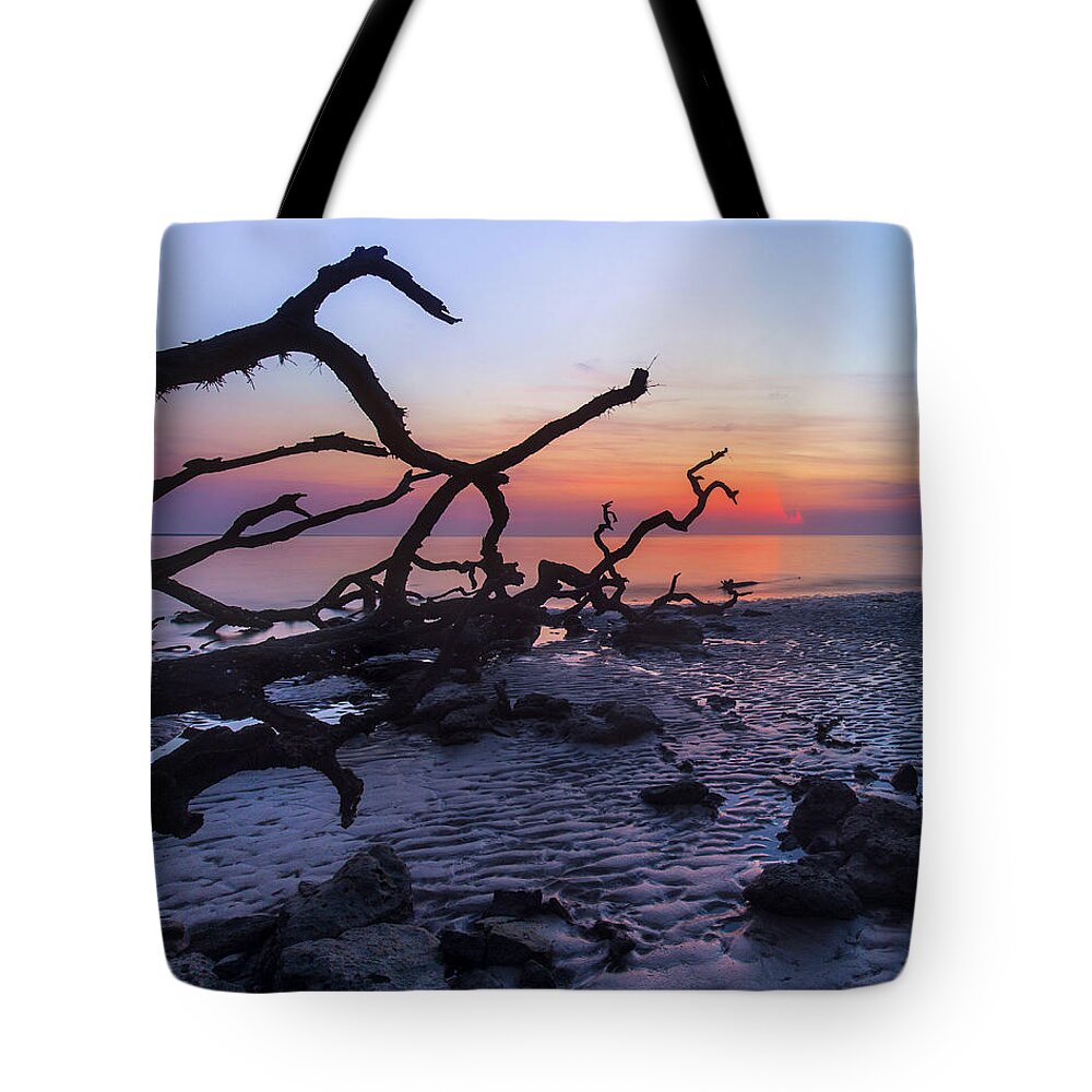 Sunrise Tote Bag featuring the photograph Morning Light by Alan Raasch