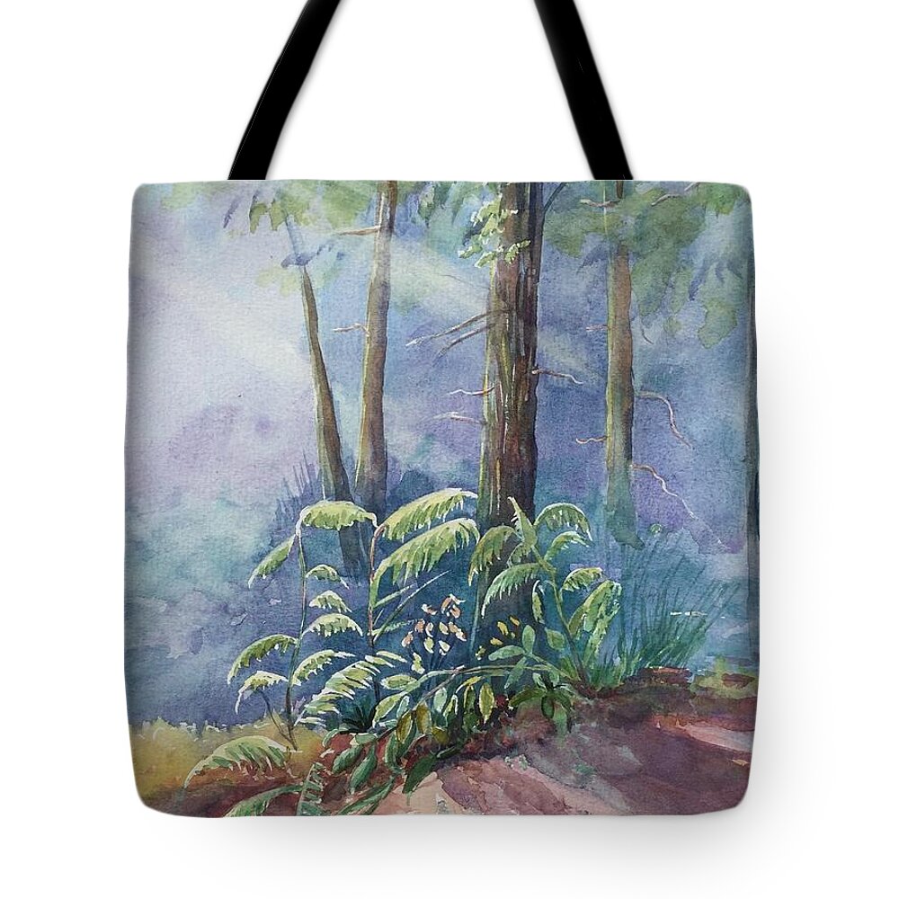 Morning Light Tote Bag featuring the painting Morning Light by Watercolor Meditations