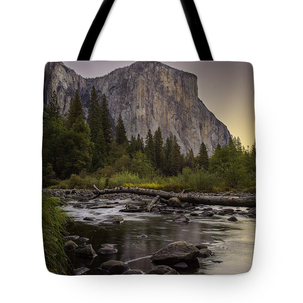 Art Tote Bag featuring the photograph Morning Salutes El Capitan by Denise Dube