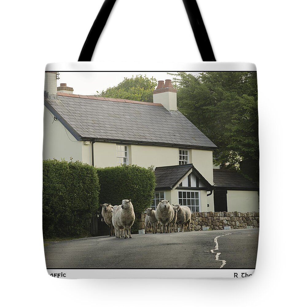  Tote Bag featuring the photograph Morning Traffic by R Thomas Berner