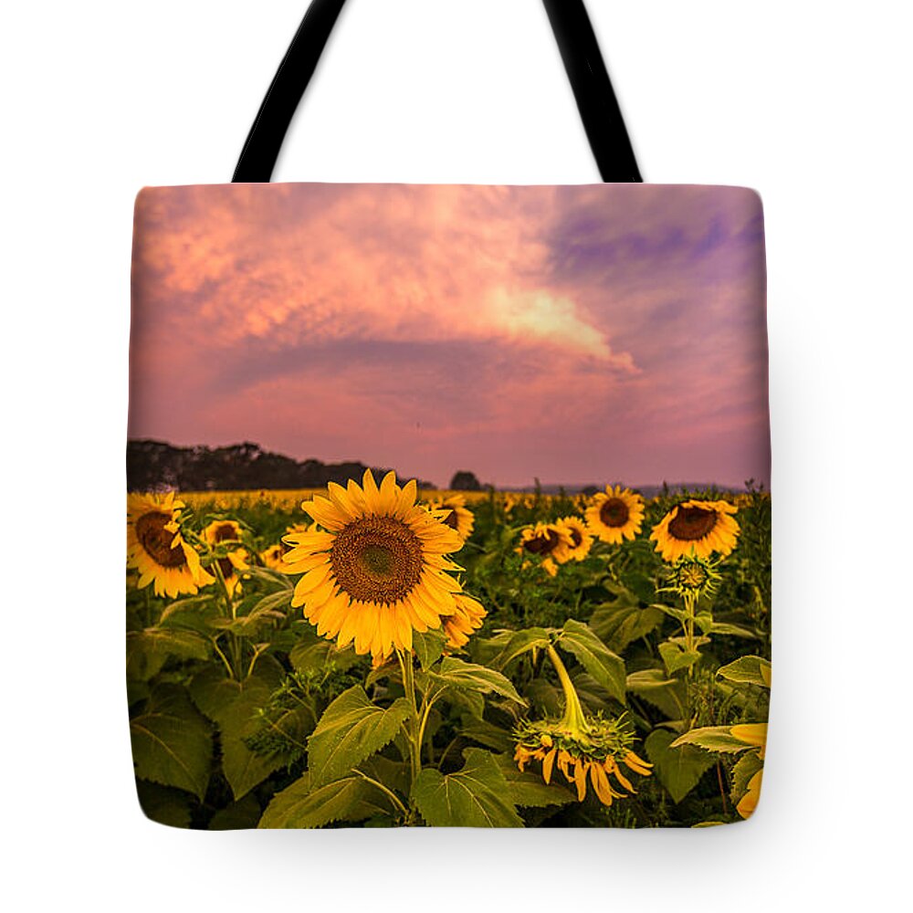 Clouds Tote Bag featuring the photograph Morning View by Andrew Slater