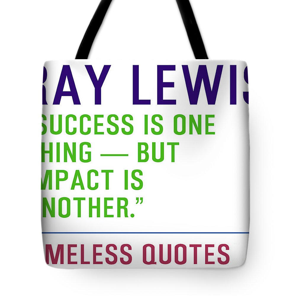 Ray Lewis Tote Bags