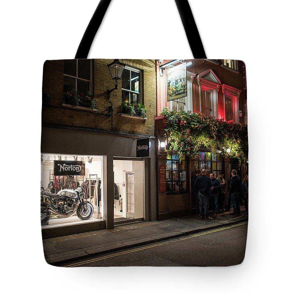 Motorcycle Tote Bag featuring the photograph Motorcycle Dreams by Mike Reid