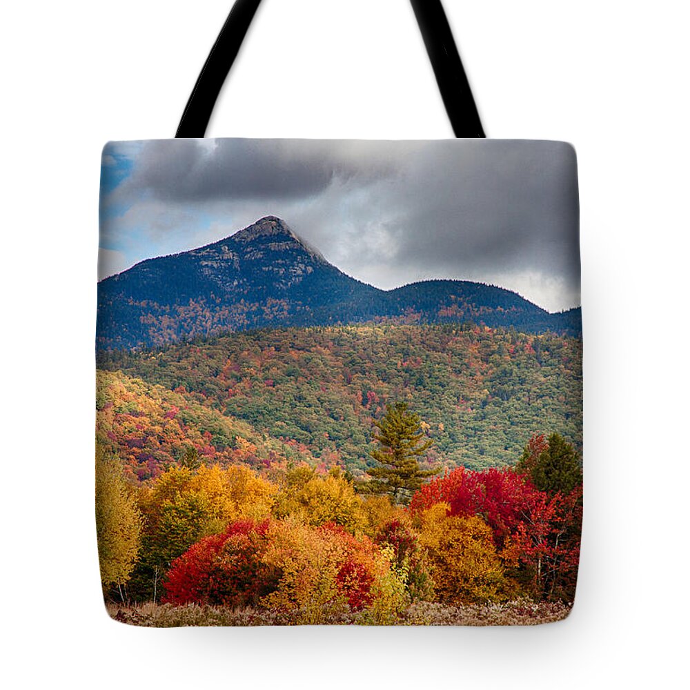 Fall Colors Tote Bag featuring the photograph Peak Fall Colors on Mount Chocorua by Jeff Folger