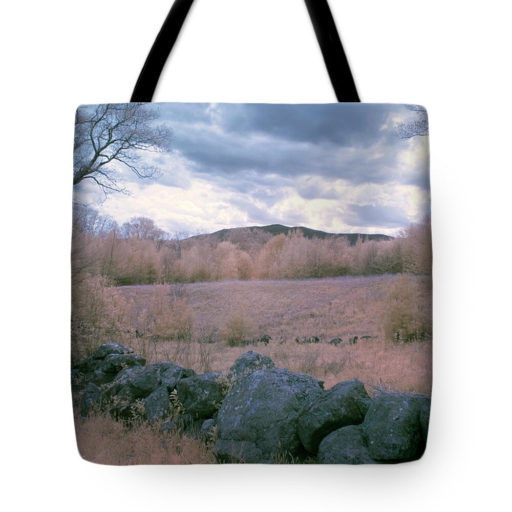 Dublin New Hampshire Tote Bag featuring the photograph Mount Monadnock In Infrared by Tom Singleton