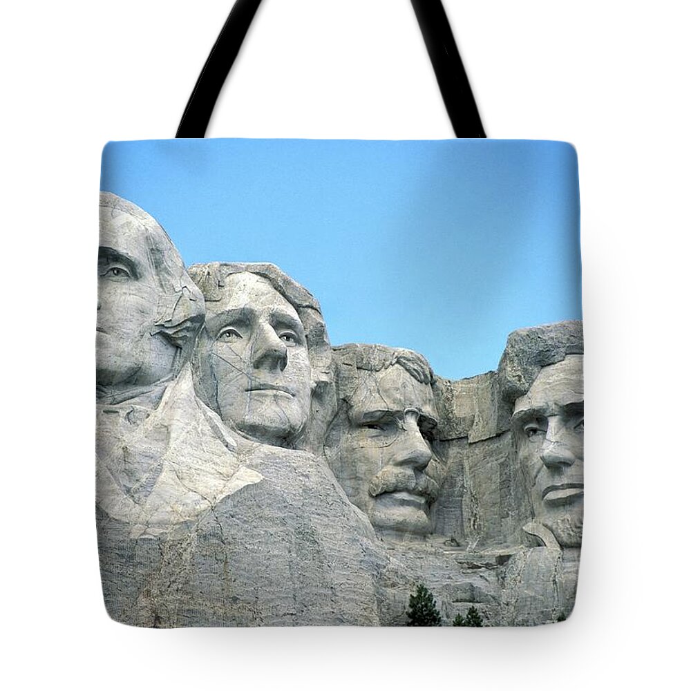 Mount Rushmore Tote Bag featuring the photograph Mount Rushmore by American School