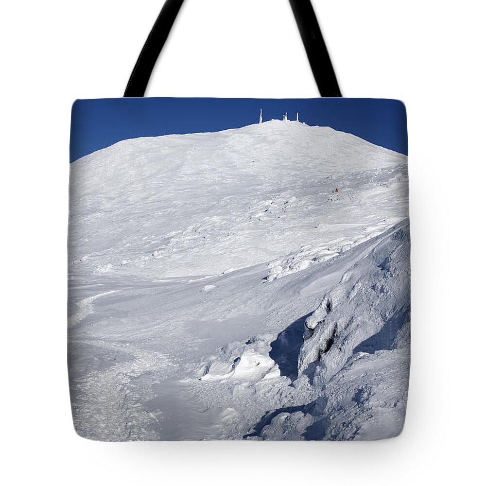 White Mountains Tote Bag featuring the photograph Mount Washington - White Mountain New Hampshire USA Winter by Erin Paul Donovan