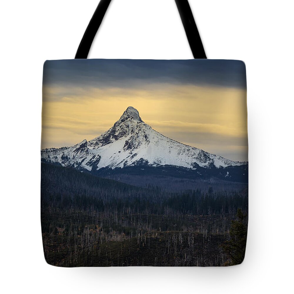 Bend Tote Bag featuring the photograph Mount Washington, Oregon by Scott Slone