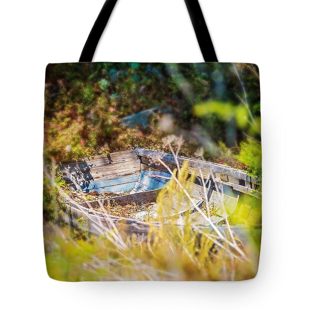 Boat Tote Bag featuring the photograph Mountain Boat by Jody Lane