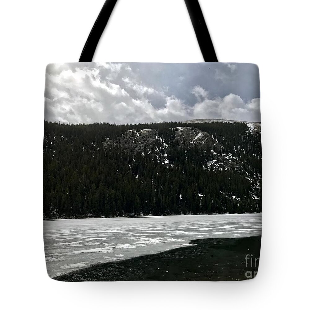 Mountain Tote Bag featuring the photograph Mountain Lake by Dennis Richardson