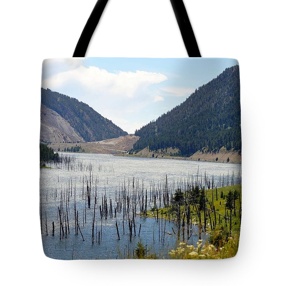  Tote Bag featuring the photograph Mountain River by Michelle Hoffmann