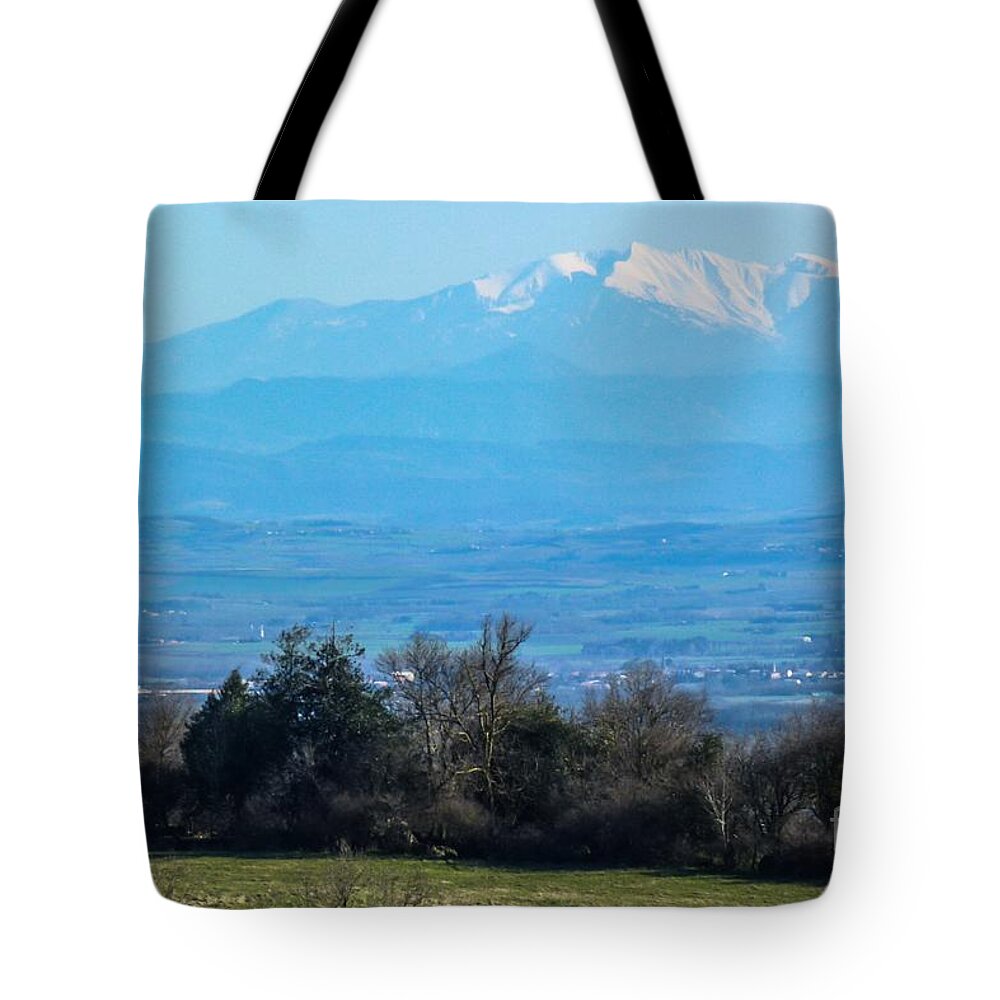 Adornment Tote Bag featuring the photograph Mountain Scenery 6 by Jean Bernard Roussilhe