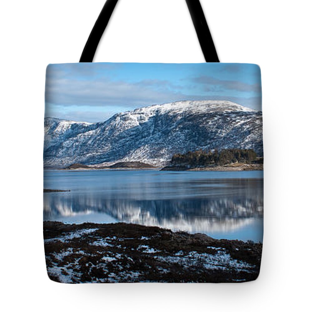 Chris Tote Bag featuring the photograph Mountain tranquillity by Chris Boulton