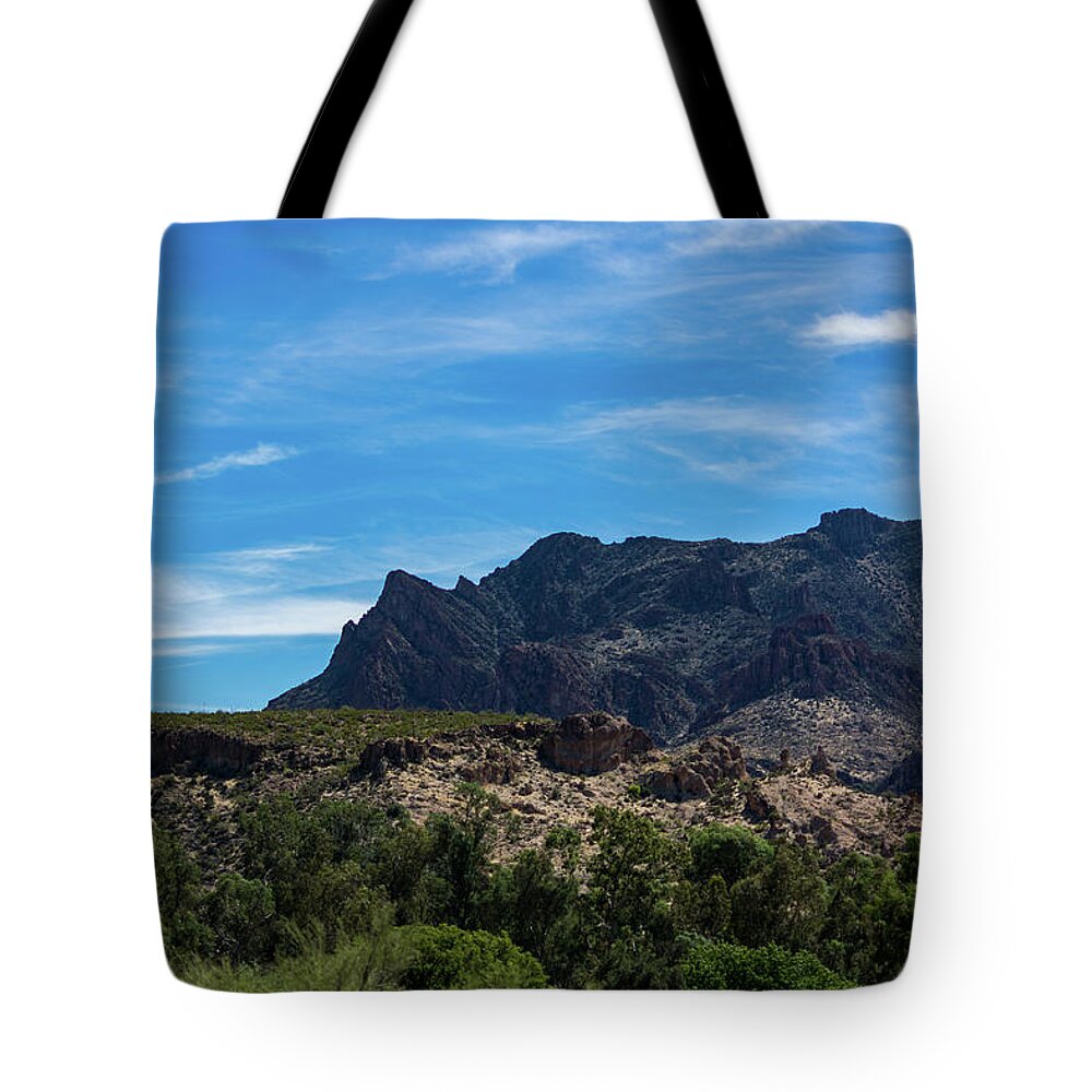 Mountain Tote Bag featuring the photograph Mountain View by Douglas Killourie
