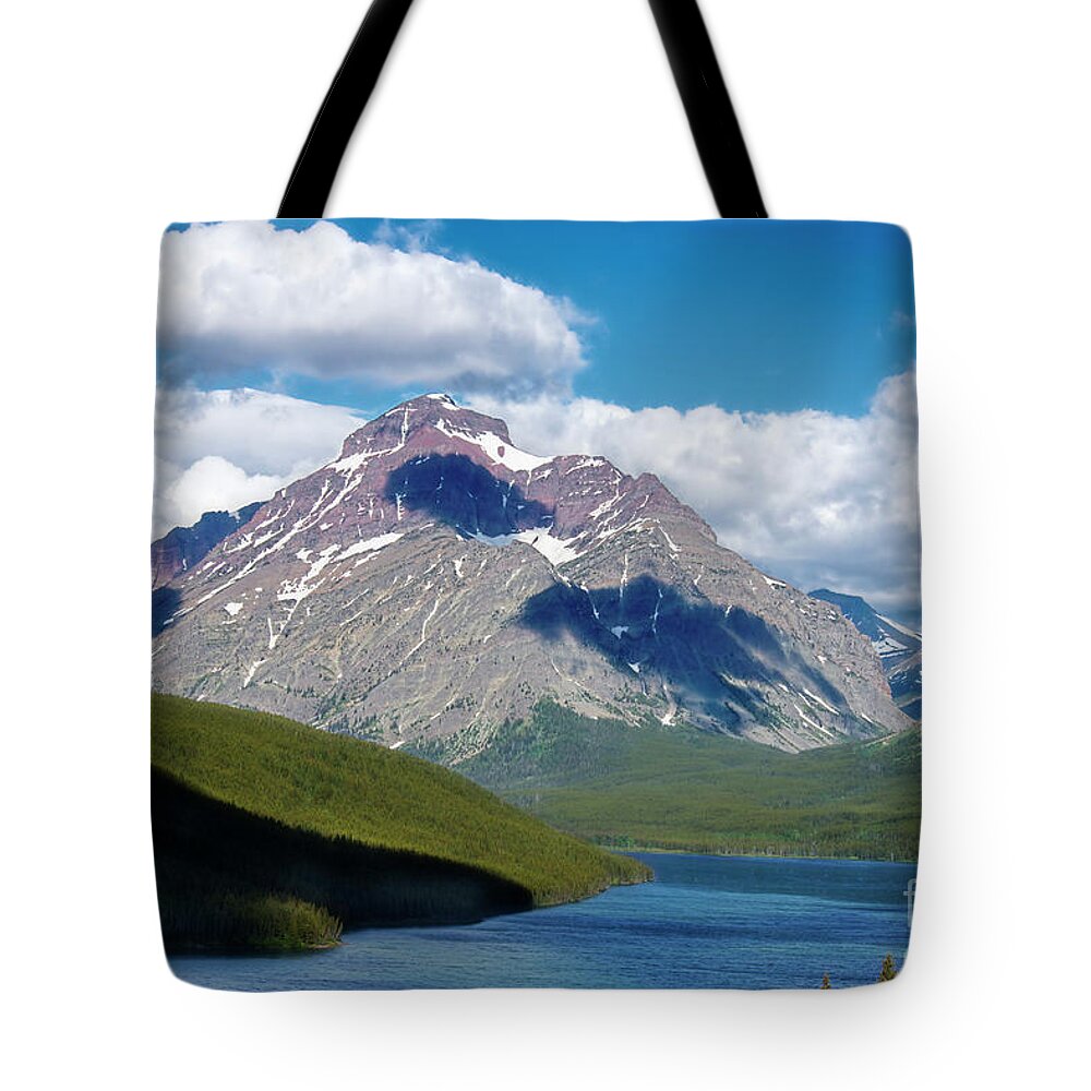 Rocky Mountains Tote Bag featuring the photograph Mountains and Lakes by David Arment
