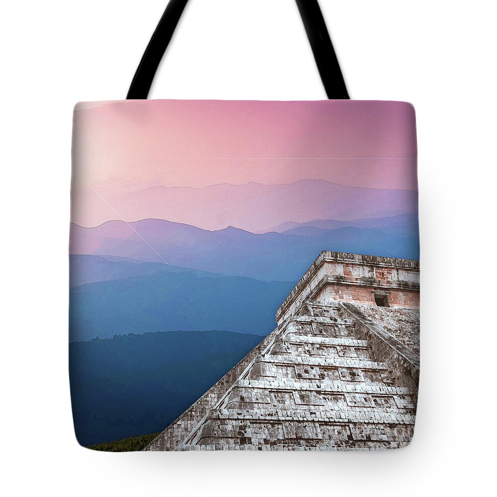 Mountains Tote Bag featuring the photograph Mountains And Monuments by Phil Perkins