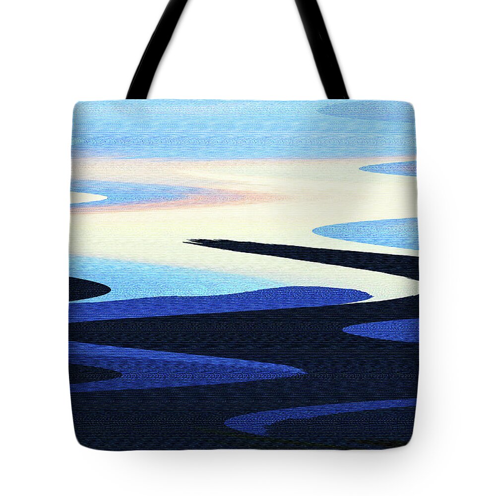 Mountains And Sky Abstract Tote Bag featuring the photograph Mountains And Sky Abstract by Tom Janca