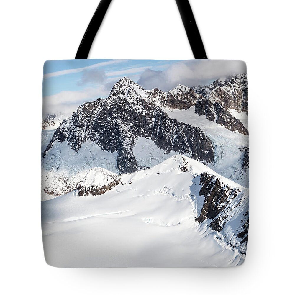 Alaska Tote Bag featuring the photograph Mountains of Southeast Alaska by Michele Cornelius