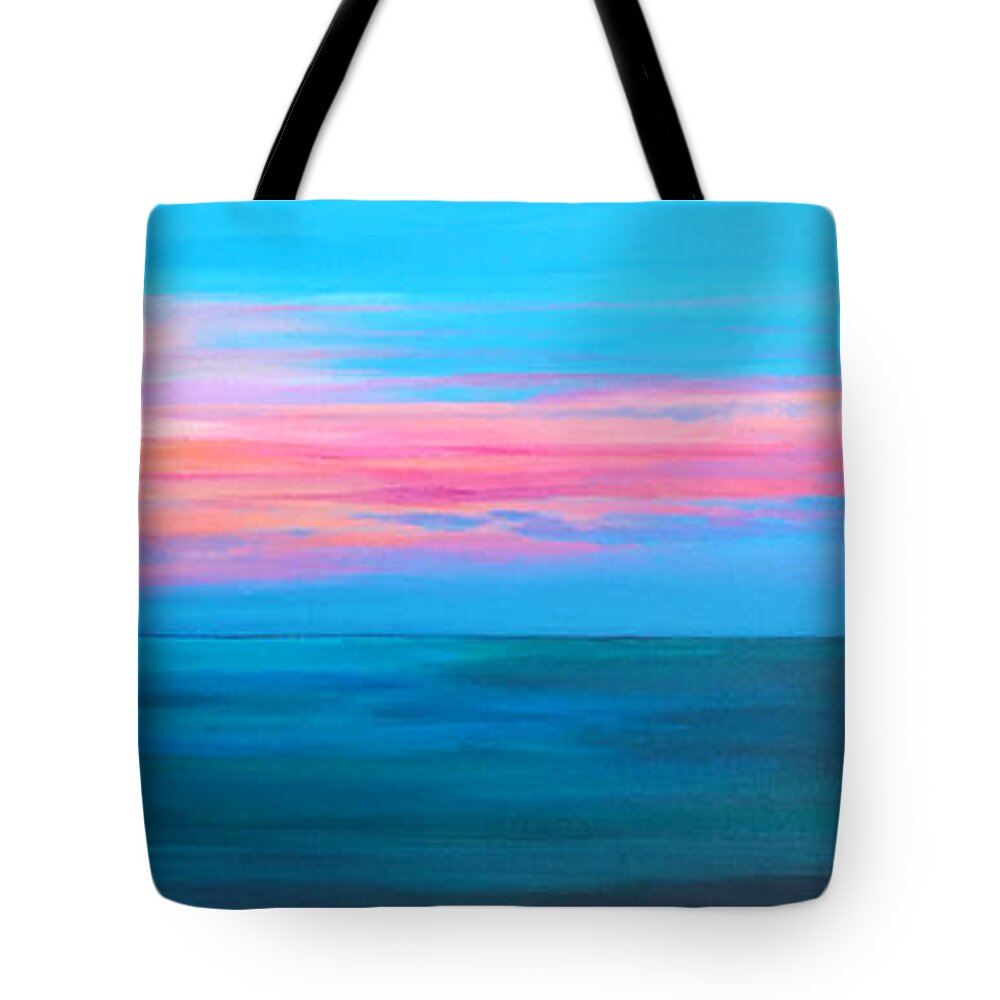 With My Soul Tote Bag featuring the painting Moved By The Sound of His Voice by Linda Bailey