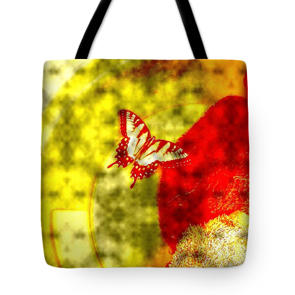 Butterfly Tote Bag featuring the photograph Moving Picture by Andy Rhodes
