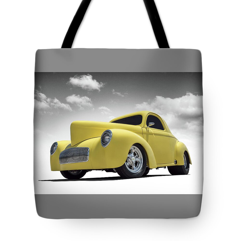Vintage Tote Bag featuring the digital art Mr Willys by Douglas Pittman