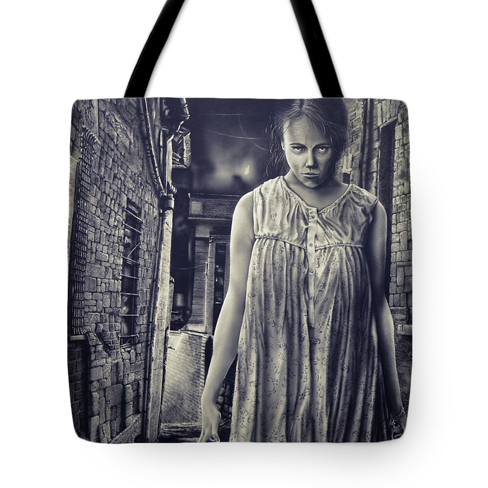 Airbrush. Dutchairbrush Tote Bag featuring the painting Mss Creepy by Robert Haasdijk