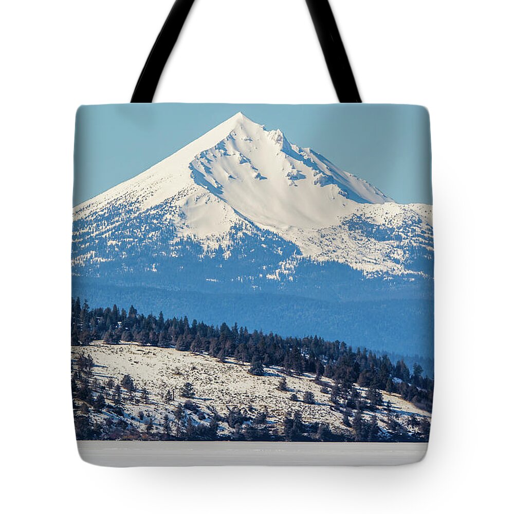 Landscape Tote Bag featuring the photograph Mt. Mcloughlin by Marc Crumpler