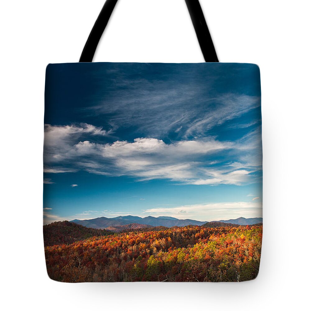 Asheville Tote Bag featuring the photograph Mt. Mitchell by Joye Ardyn Durham