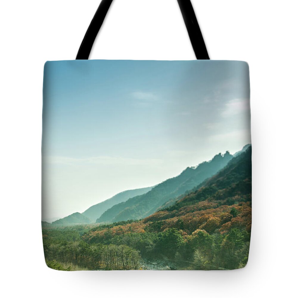 Mountain Tote Bag featuring the photograph Mt. seolak by Hyuntae Kim