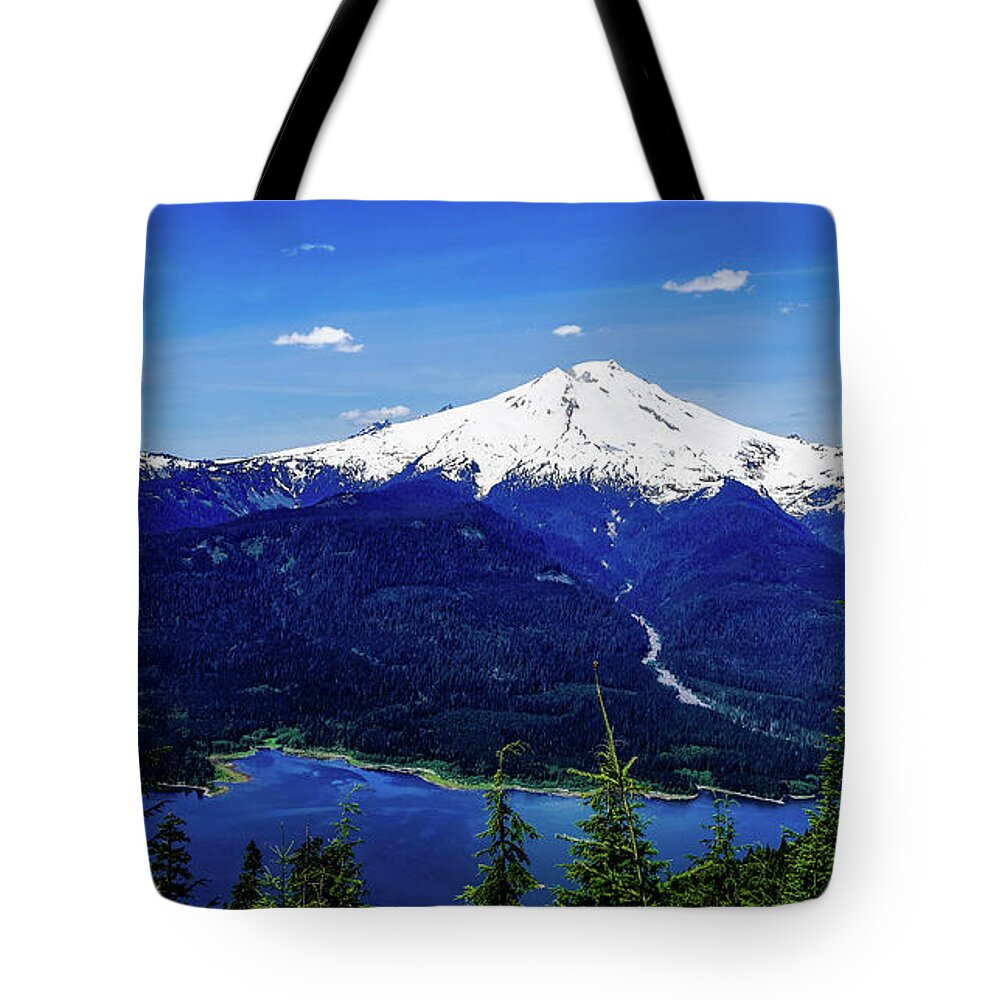 Tim Dussault Tote Bag featuring the photograph Mt.Baker Dam by Tim Dussault