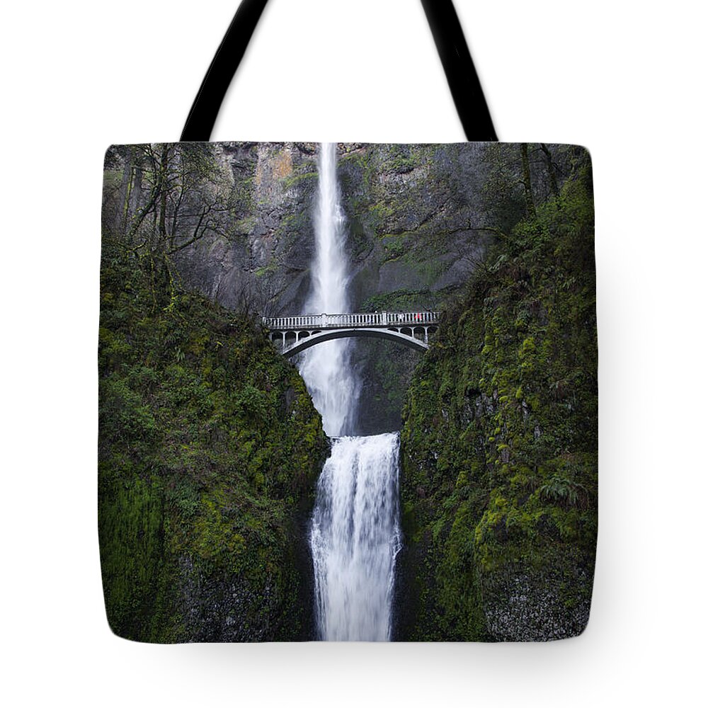 Multnomah Falls Tote Bag featuring the photograph Multnomah Falls by Rick Pisio