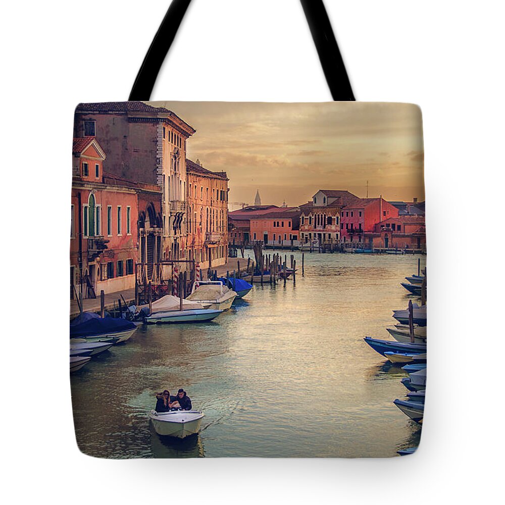 Murano Tote Bag featuring the photograph Murano Late Afternoon by Brian Tarr