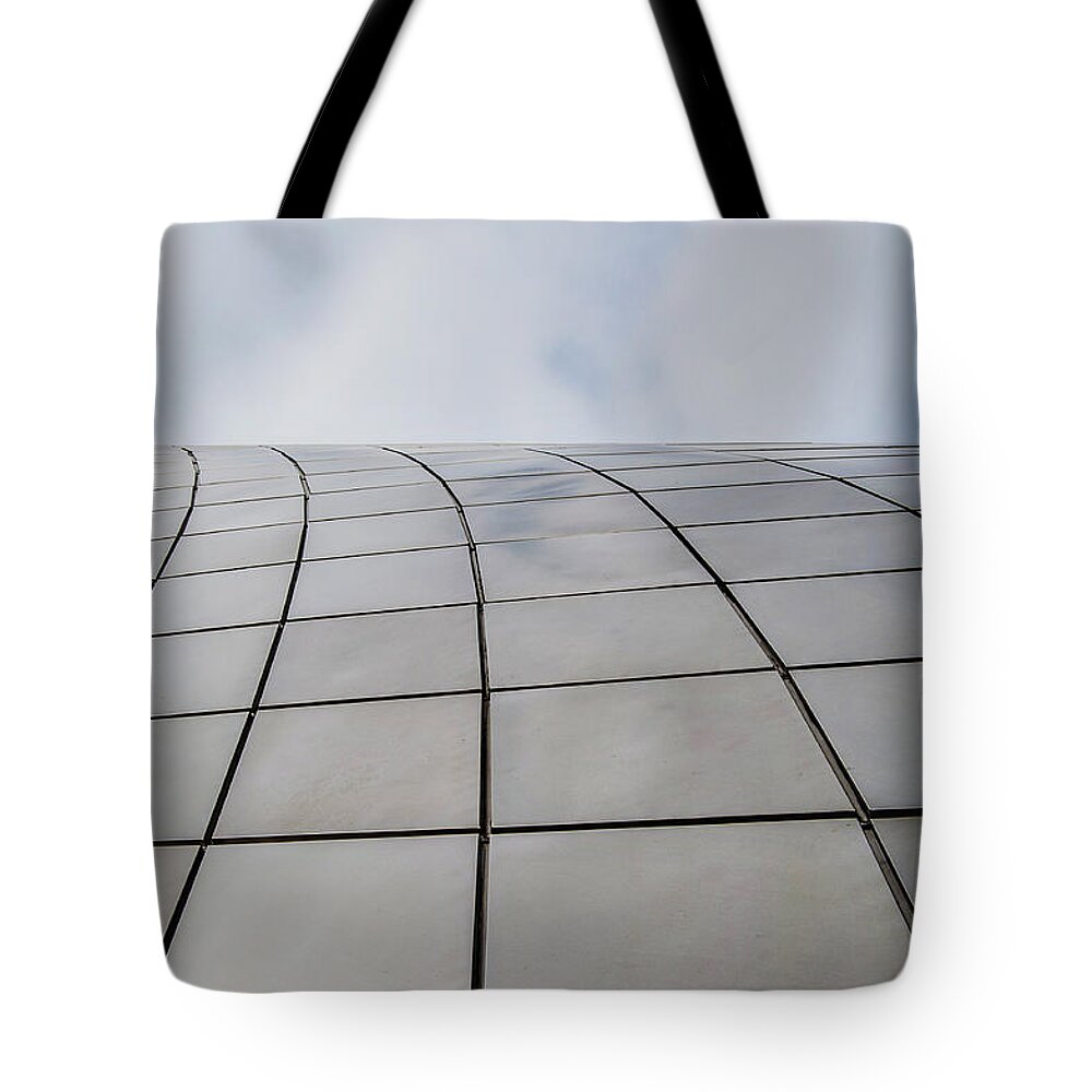 Monument Tote Bag featuring the photograph Squares and Sky by Pelo Blanco Photo