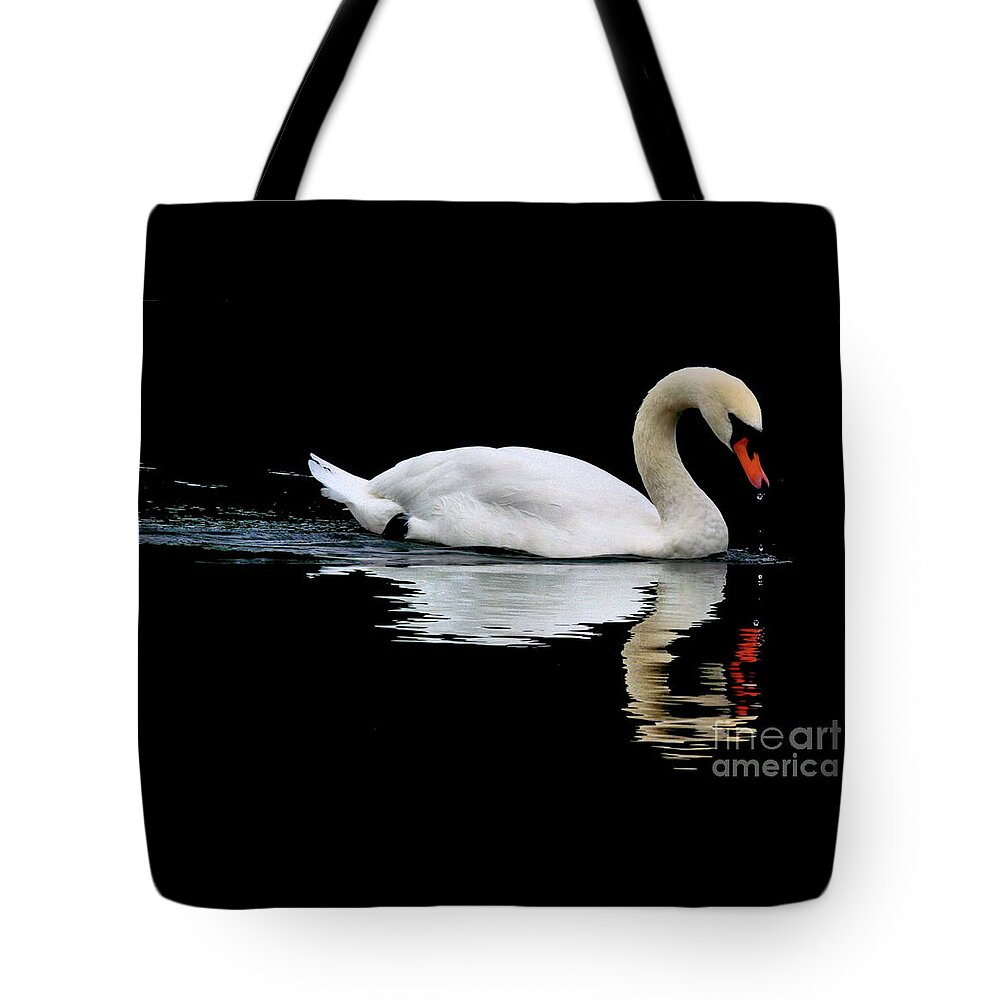 Swan Tote Bag featuring the photograph Mute Swan by Baggieoldboy