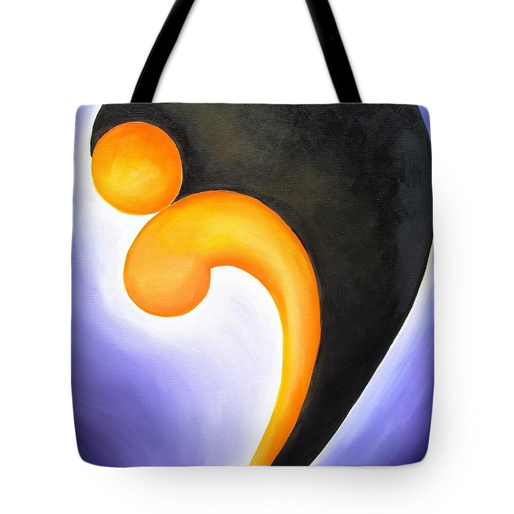 Circle Tote Bag featuring the painting My Luggage... weighs on my back by Jennifer Hannigan-Green