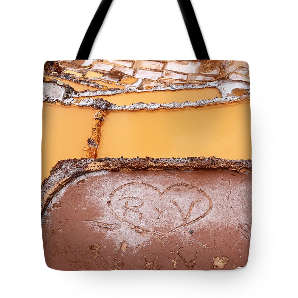 Valentine Tote Bag featuring the photograph My Muddy Valentine 1 by James Brunker