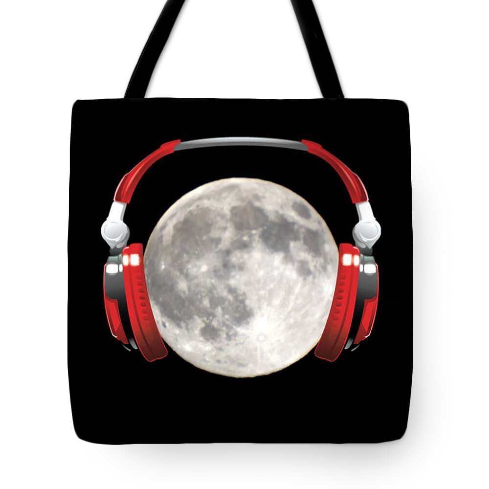 Music Tote Bag featuring the photograph I'm Listening to Moonlight Sonata by Gary Smith