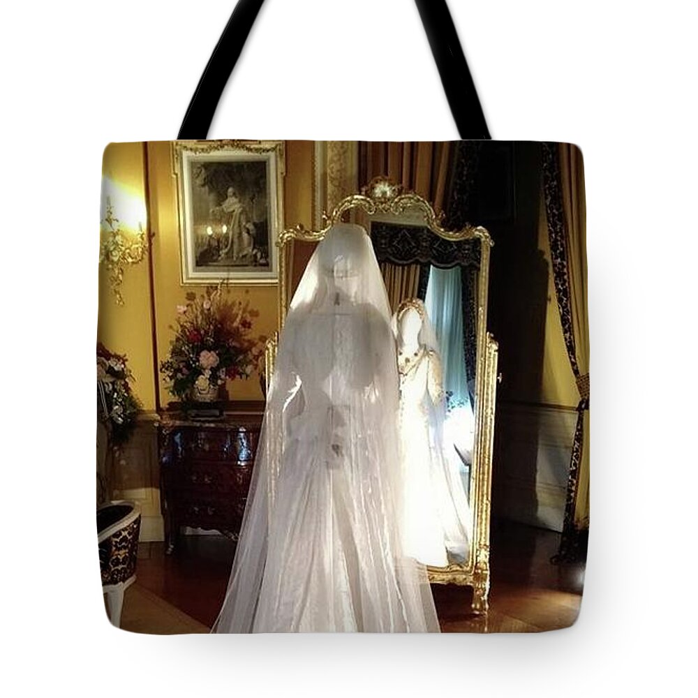 Wedding Tote Bag featuring the photograph My Wedding Gown by Gary Smith