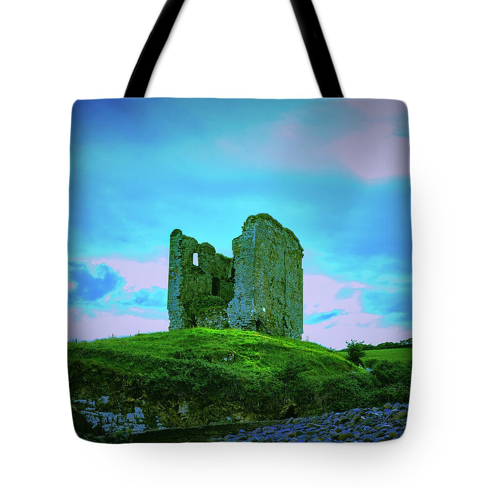 Castle Tote Bag featuring the photograph Mysterious past 2. by Leif Sohlman
