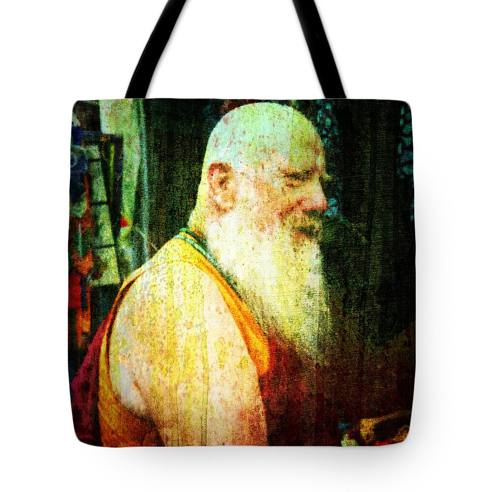 Man Tote Bag featuring the photograph Mystery Man by Dorian Hill