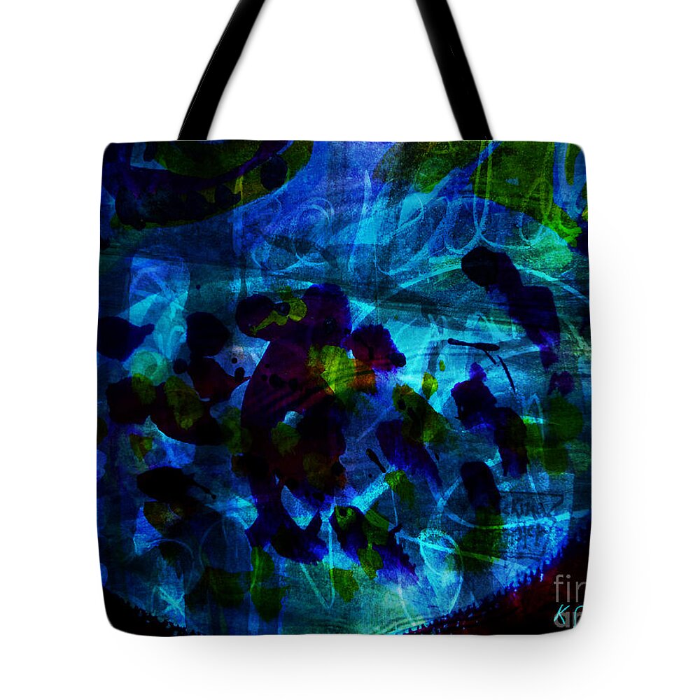 Katerina Stamatelos Tote Bag featuring the painting Mystic Creatures of The Sea by Katerina Stamatelos