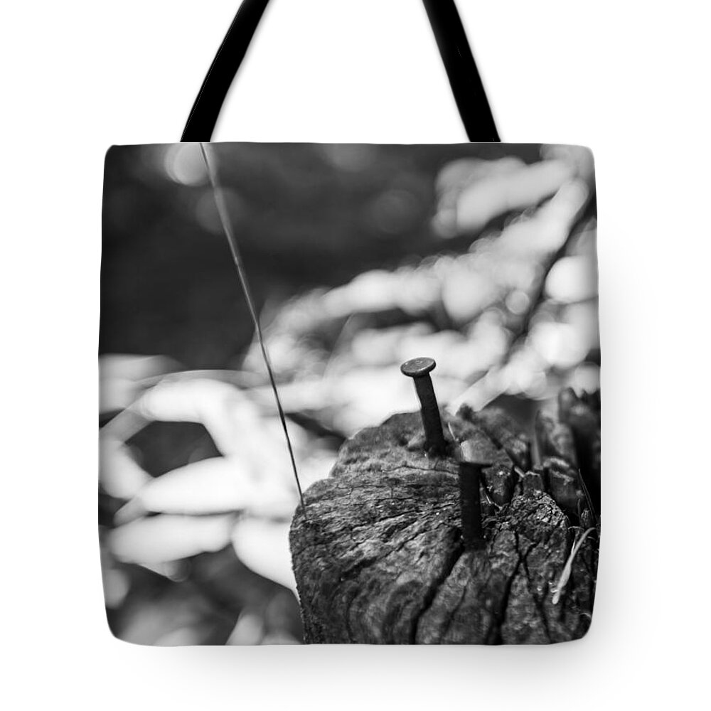 Nails Tote Bag featuring the photograph Nails by Robert McKay Jones
