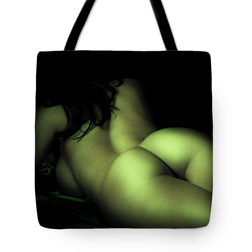 Naked Tote Bag featuring the photograph Naked by David Naman