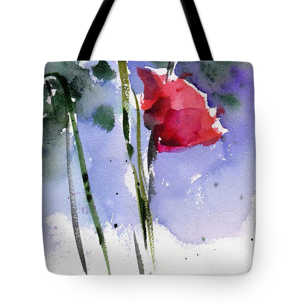 Rose Tote Bag featuring the painting Nancy Jane's Rose by Anne Duke