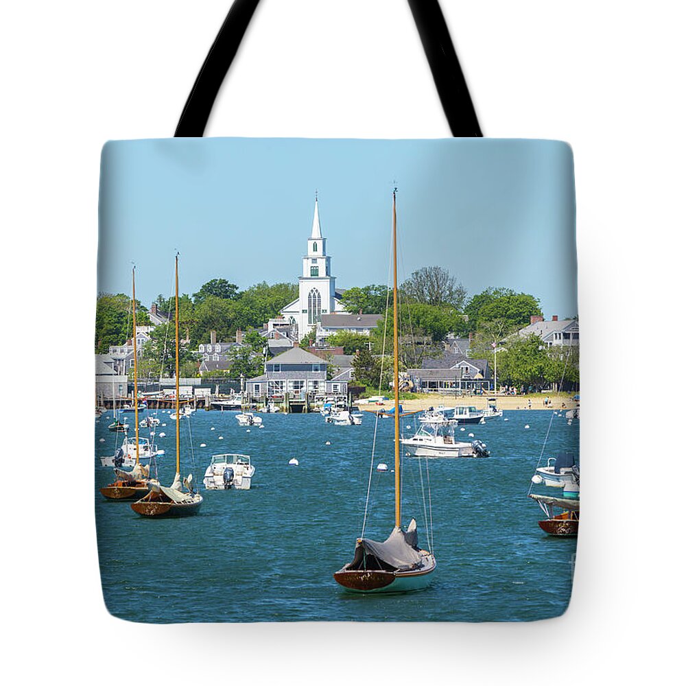 Clarence Holmes Tote Bag featuring the photograph Nantucket Harbor I by Clarence Holmes