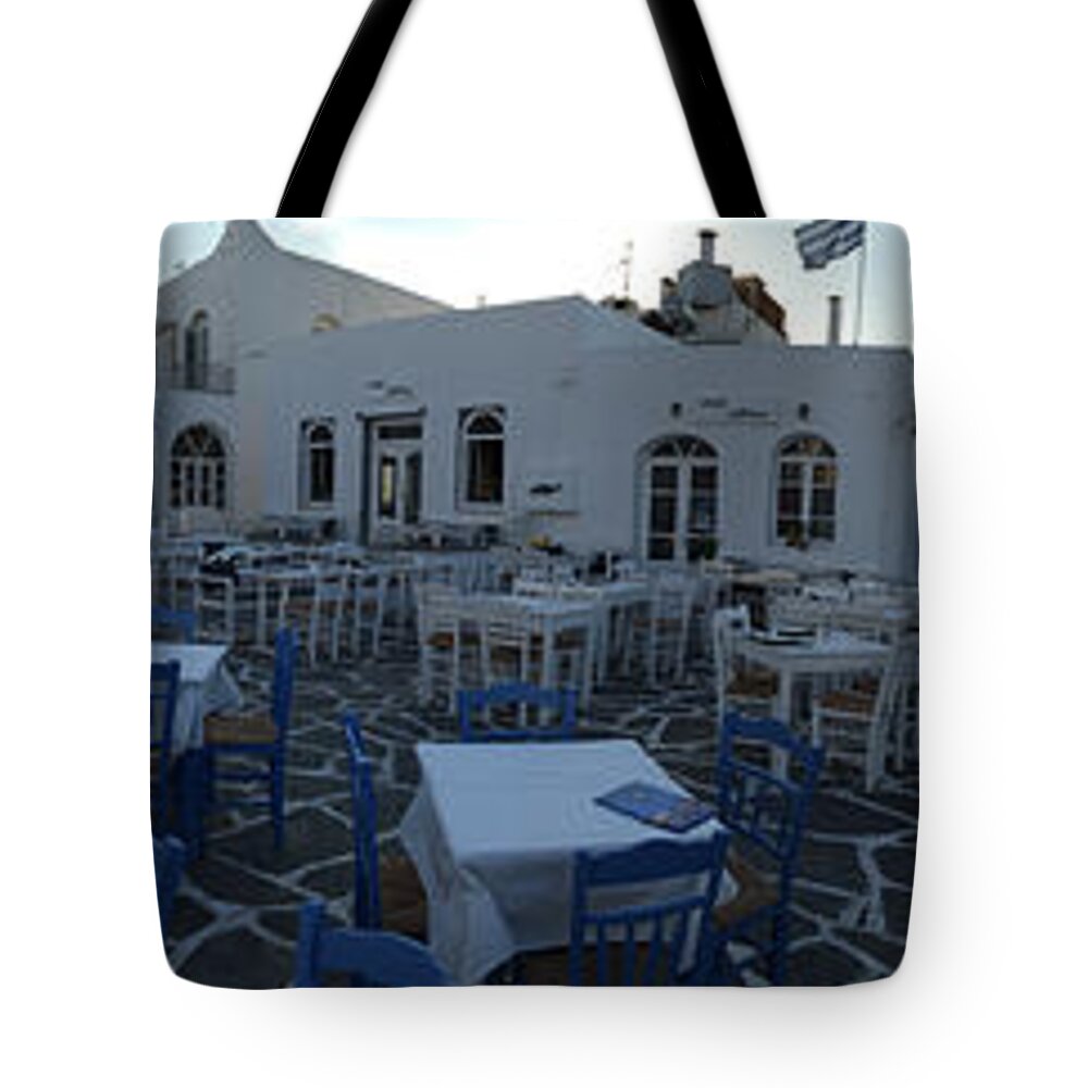 Colette Tote Bag featuring the photograph Naoussa Harbour Paros Island by Colette V Hera Guggenheim