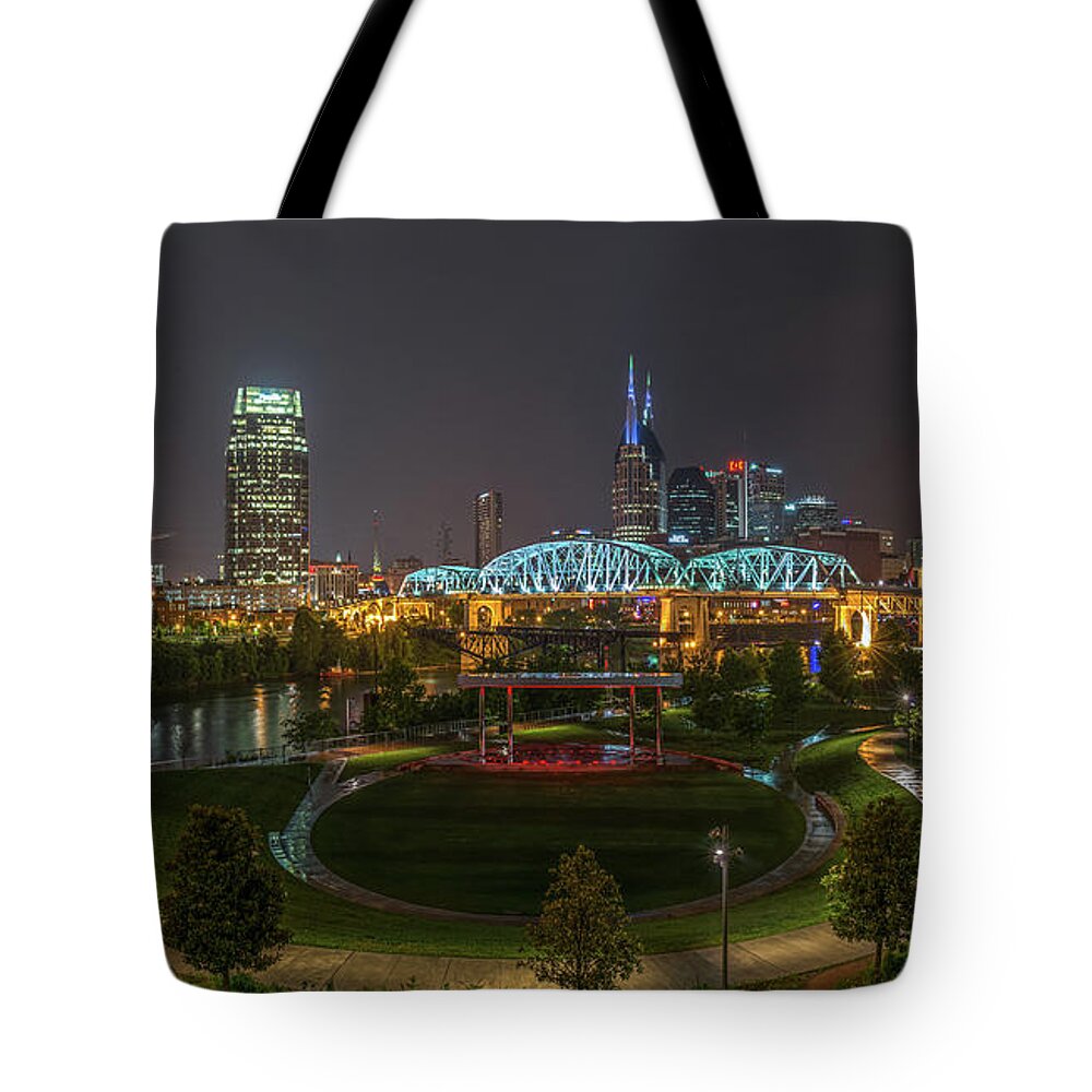 Nashville Tote Bag featuring the photograph Nashville by Bryan Xavier