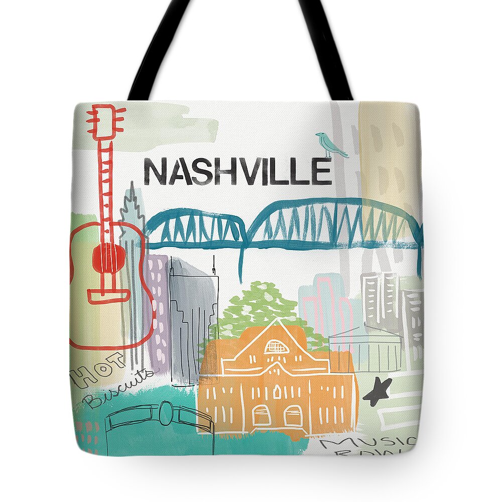 Nashville Tn Tote Bags