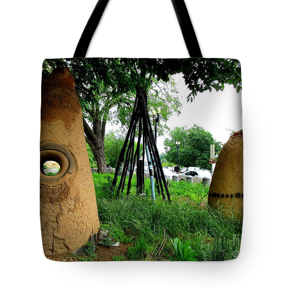 National Museum Of The American Indian Tote Bag featuring the photograph National Museum Of The American Indian 5 by Randall Weidner